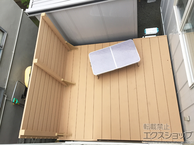 北海道札幌市ののウッドデッキ リウッドデッキ 200 施工例