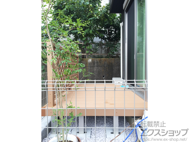 神奈川県横浜市ののウッドデッキ リウッドデッキ 200 施工例