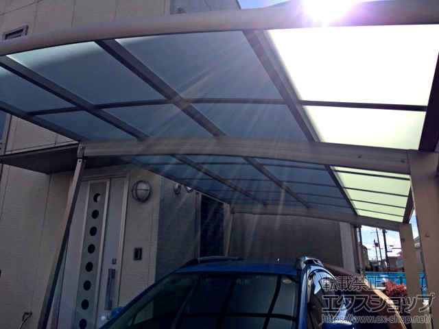 東京都狛江市ののカーポート レイナポートグラン　積雪〜20cm対応 施工例