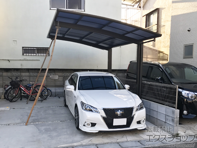 千葉県松戸市ののカーポート プレシオスポート 積雪〜20cm対応 施工例