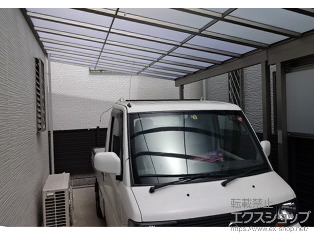 大阪府東大阪市ののテラス屋根 スピーネ F型 テラスタイプ 単体 積雪〜20cm対応 施工例