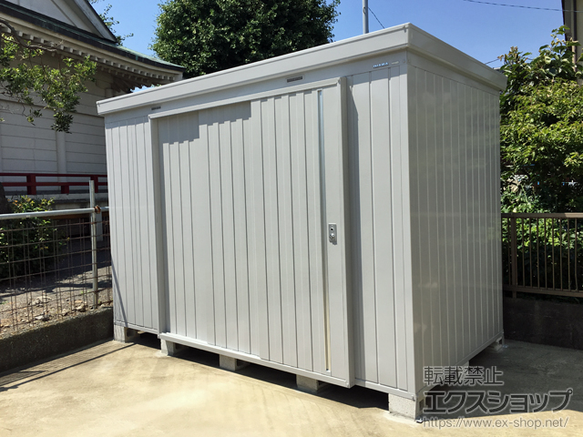 静岡県沼津市のの物置・屋外倉庫 ネクスタ 一般型 3470×1790×2375 NXN-62H-MG 施工例