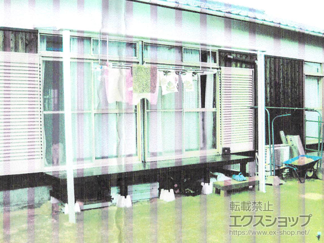 岡山県岡山市のの門扉、テラス屋根 スピーネ F型 テラスタイプ 単体 積雪〜20cm対応 施工例