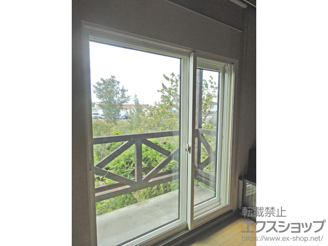 北海道札幌市のの二重窓（内窓） インプラス ダストバリア仕様 引違い窓 変則2枚建 施工例