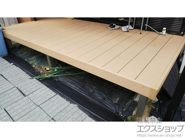 奈良県生駒郡三郷町ののウッドデッキ リウッドデッキ 200 施工例