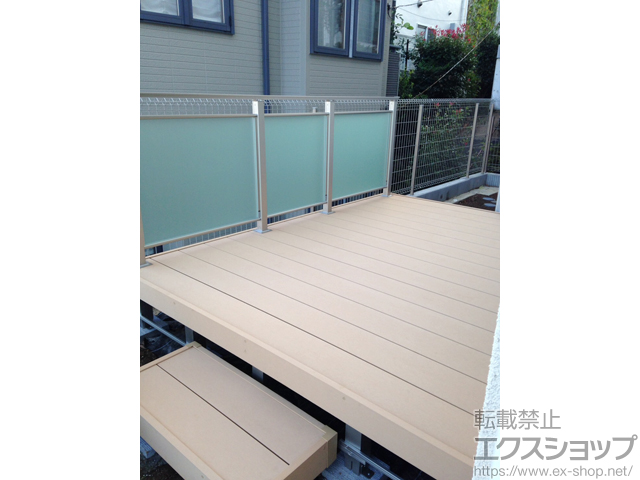 東京都町田市ののウッドデッキ リウッドデッキ 200 施工例