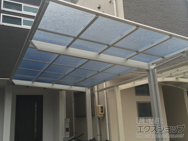 愛知県名古屋市ののカーポート ネスカF (フラットスタイル) 積雪〜20cm対応 施工例