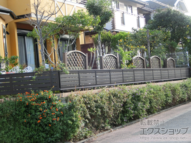 神奈川県横須賀市ののフェンス・柵 シャトレナ 1型 フリー支柱タイプ 施工例