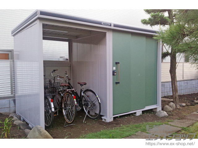 埼玉県さいたま市のの物置・屋外倉庫 エルモコンビ 一般型 （LMD-1818+LKD1518） 施工例