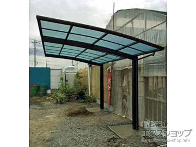 栃木県小山市のYKKAPのカーポート レイナポートグラン　積雪～20cm対応 施工例