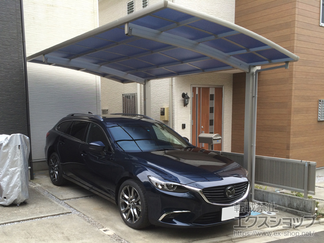 東京都八王子市ののカーポート プレシオスポート 積雪〜20cm対応 施工例