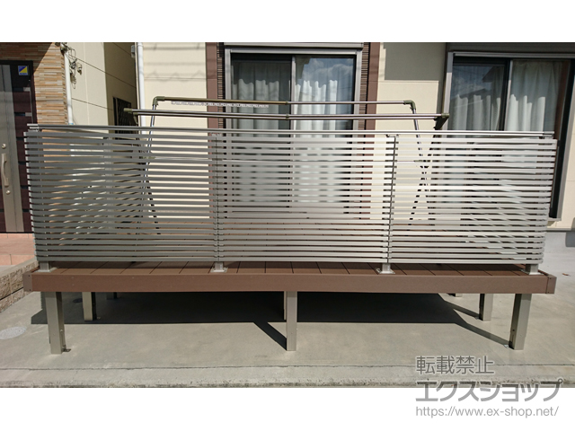 大阪府堺市ののウッドデッキ リウッドデッキ 200 施工例