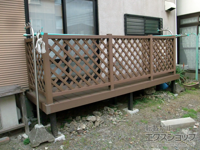 神奈川県横浜市ののウッドデッキ マージウッドデッキ 施工例