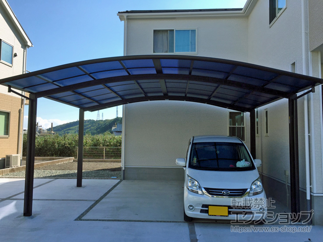 静岡県富士宮市ののカーポート レイナツインポートグラン　積雪〜20cm対応 施工例