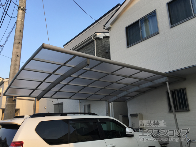 埼玉県草加市ののカーポート レイナポートグラン　積雪〜20cm対応 施工例