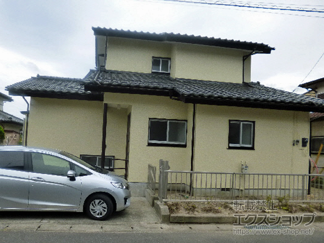 茨城県北茨城市ののフェンス・柵 レスティナフェンス21型 自由柱施工 施工例