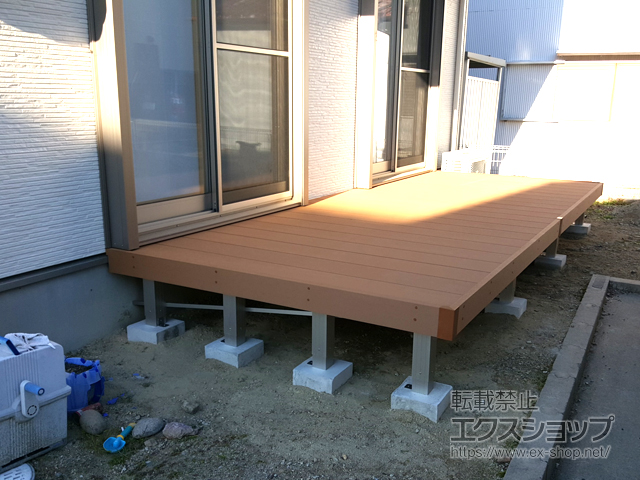 愛知県一宮市ののウッドデッキ リウッドデッキ 200 施工例