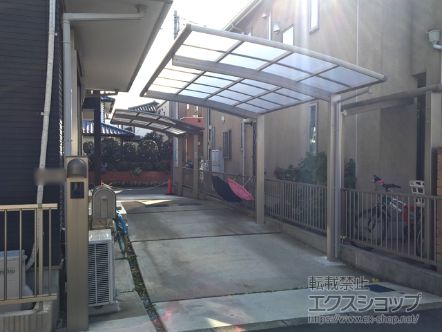 千葉県習志野市ののカーポート プレシオスポート 積雪〜20cm対応 施工例