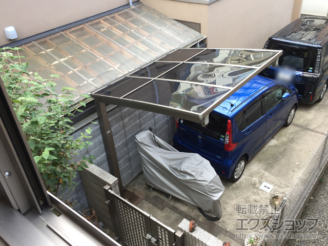 東京都三鷹市ののサイクルポート・駐輪場 カムフィエース ミニ 積雪〜20cm対応 施工例