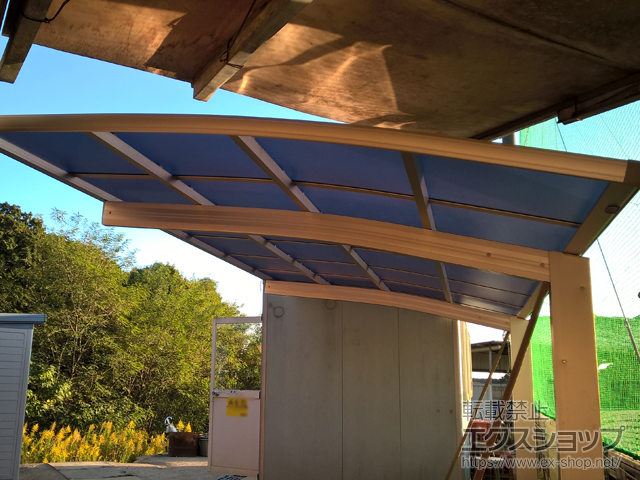 兵庫県神戸市ののカーポート プレシオスポート 積雪〜20cm対応 施工例