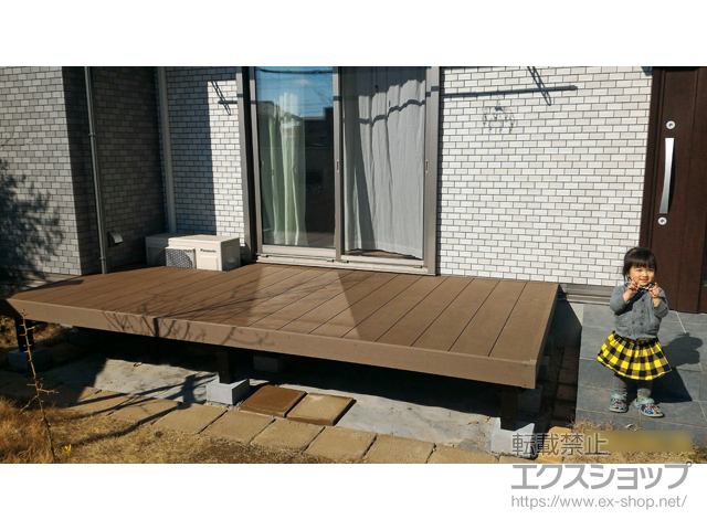 岐阜県岐阜市ののウッドデッキ リウッドデッキ 200 施工例
