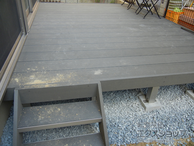 大阪府豊中市ののウッドデッキ リウッドデッキ 200 施工例