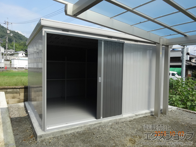 広島県尾道市のの物置・屋外倉庫 ネクスタ大型 一般型(NXN-135H-PG) 施工例