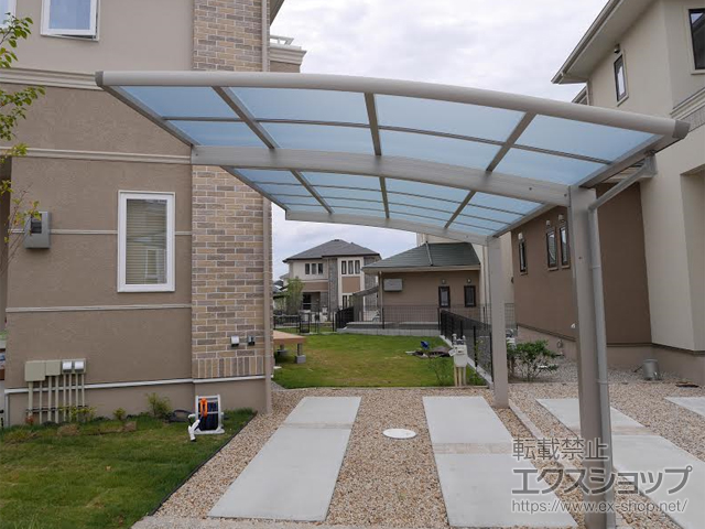 奈良県奈良市ののカーポート レイナポートグラン　積雪〜20cm対応 施工例