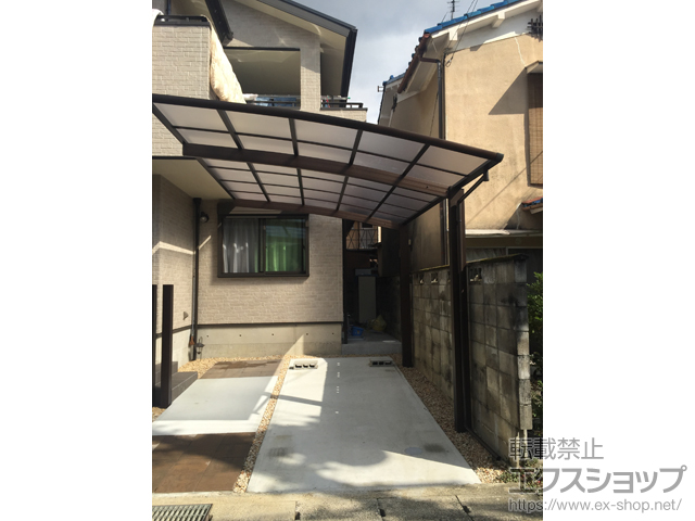 京都府京都市ののカーポート レイナポートグラン　積雪〜20cm対応 施工例