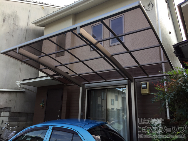 京都府京都市ののカーポート フーゴR (ラウンドスタイル) 積雪〜20cm対応＋フーゴR 柱内側移動 27型用 施工例