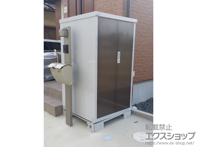 京都府相楽郡精華町のの物置・屋外倉庫 アイビーストッカー一般型(BJX-099D-TB) 施工例