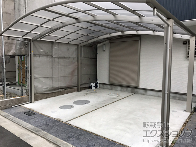 大阪府藤井寺市ののカーポート レイナツインポートグラン　積雪〜20cm対応 施工例