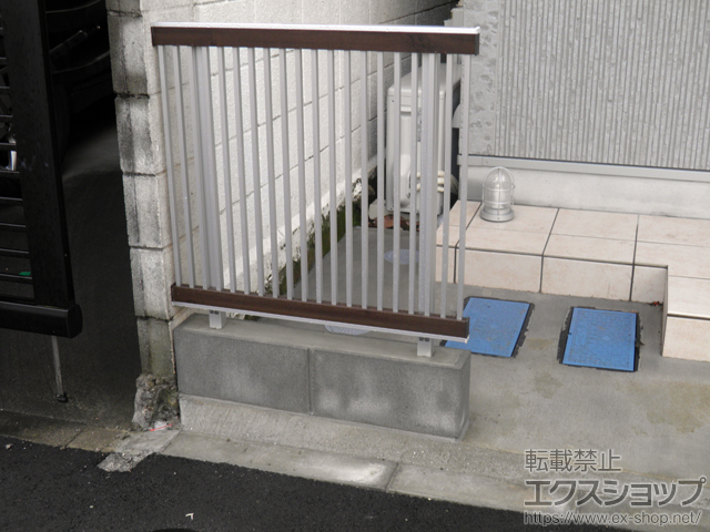 東京都中野区ののフェンス・柵 マイリッシュA3型フェンス フリー支柱タイプ 施工例