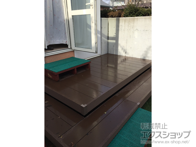北海道札幌市ののウッドデッキ リウッドデッキ 200 施工例