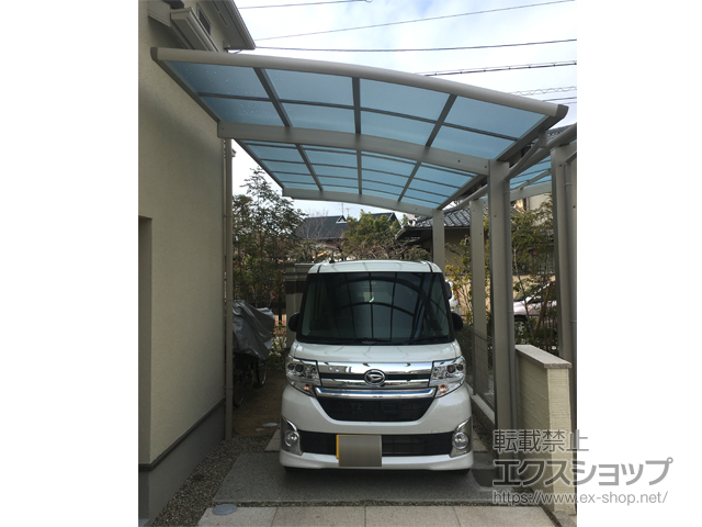 兵庫県尼崎市ののカーポート レイナポートグラン 積雪〜20cm対応 施工例