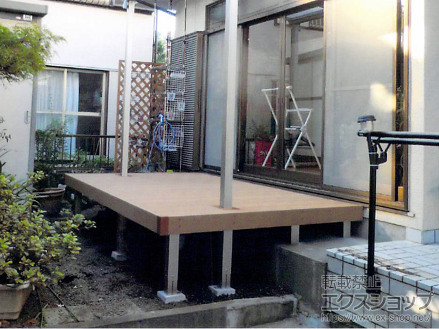 東京都八王子市ののウッドデッキ マージウッドデッキ 施工例