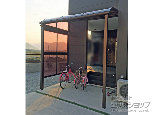 香川県三豊市ののテラス屋根 ヴェクターテラス R型 テラスタイプ 単体 積雪〜20cm対応 施工例