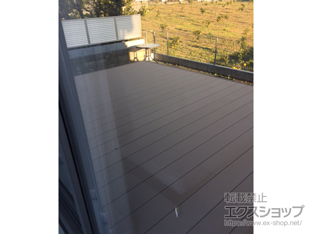 東京都町田市ののウッドデッキ リウッドデッキ 200＋独立式リウッドステップ2型 施工例