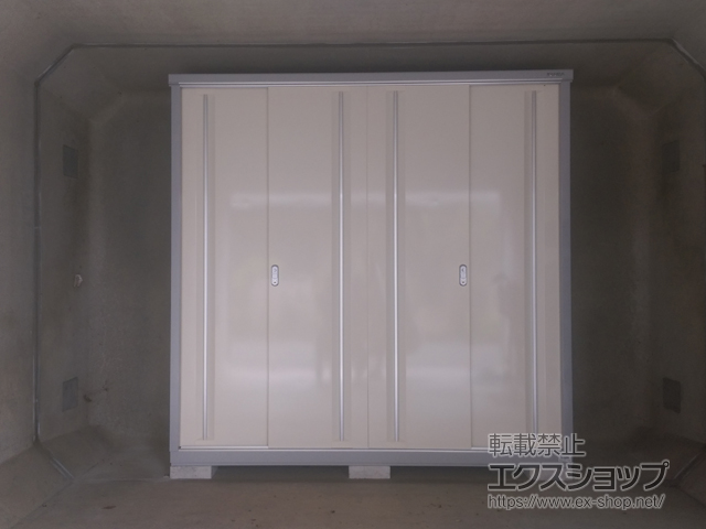 神奈川県横浜市のの物置・屋外倉庫 シンプリー一般型（MJX-196EP-FW） 施工例