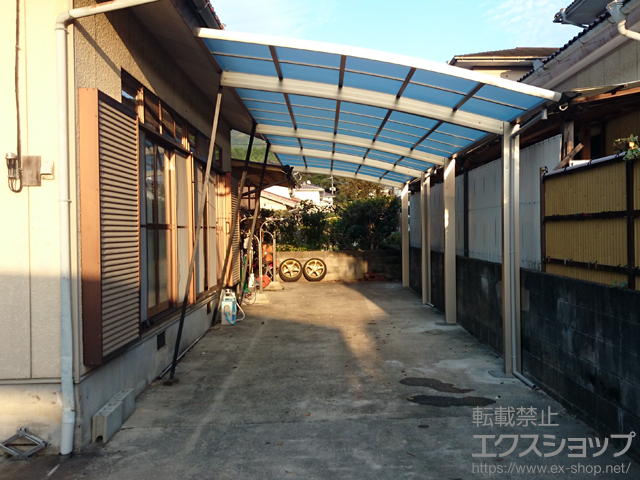 佐賀県唐津市ののカーポート レイナポートグラン 縦連棟　積雪〜20cm対応 施工例