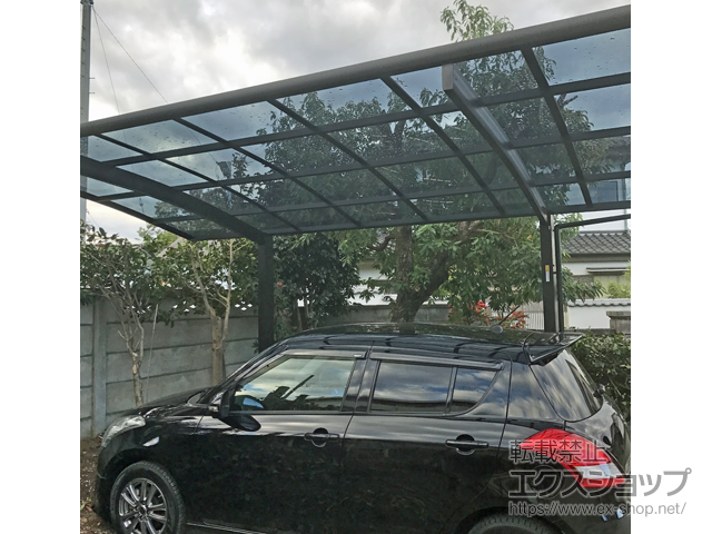 埼玉県日高市ののカーポート プレシオスポート 積雪〜20cm対応 施工例