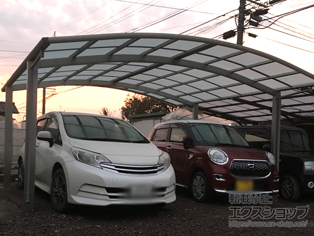 大分県中津市ののカーポート レイナツインポートグラン　積雪〜20cm対応 施工例