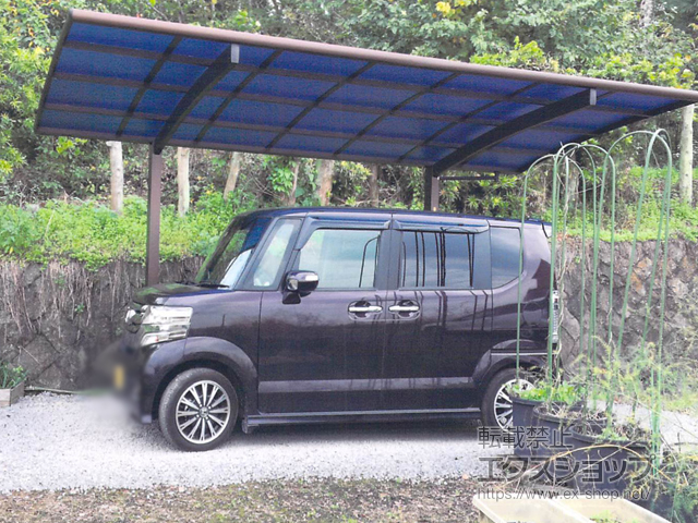 愛媛県松山市ののカーポート プレシオスポート 積雪〜20cm対応 施工例