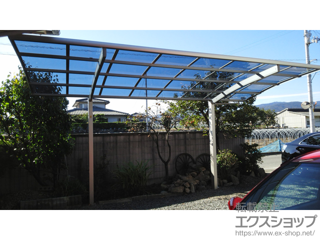 徳島県阿波市ののカーポート レイナポートグラン　積雪〜20cm対応 幅=2,550mm 施工例