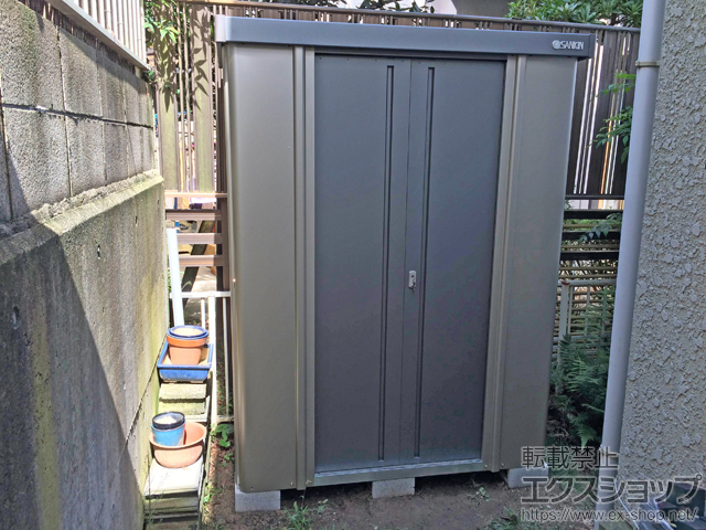 大阪府高槻市のの物置・屋外倉庫 エスケーセブン SK7-25 一般型（ SK7-25） 施工例