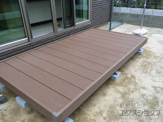 兵庫県川西市ののウッドデッキ リウッドデッキ 200 施工例