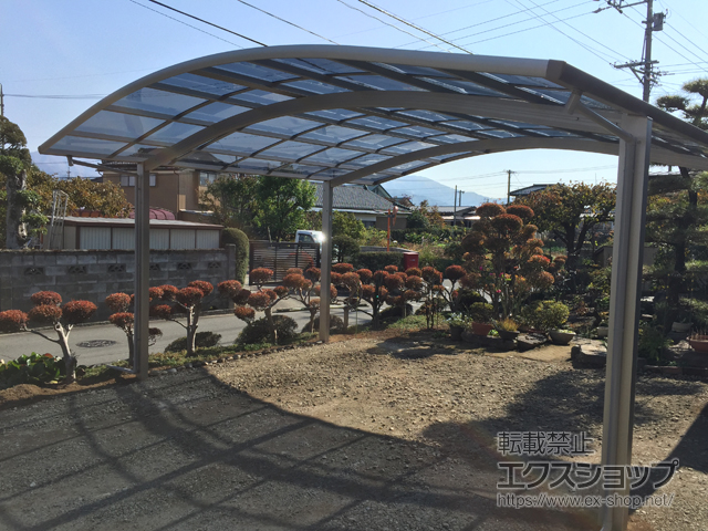 長野県駒ヶ根市ののカーポート レイナツインポートグラン　積雪〜20cm対応 施工例