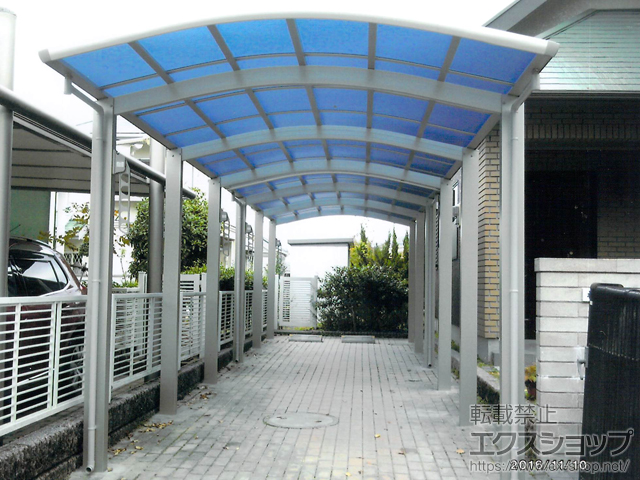 佐賀県三養基郡基山町ののカーポート レイナワンポートグラン50 積雪50cm対応 施工例