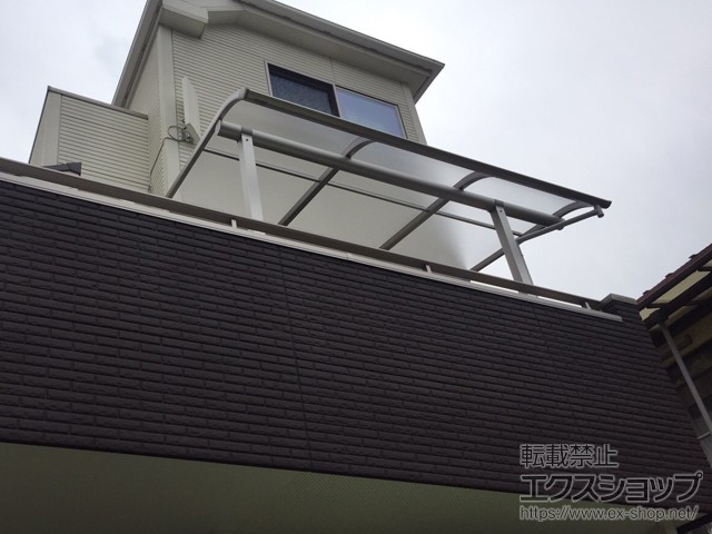 千葉県市川市ののバルコニー・ベランダ屋根 ヴェクターテラス R型 屋根タイプ 単体 積雪〜20cm対応 施工例