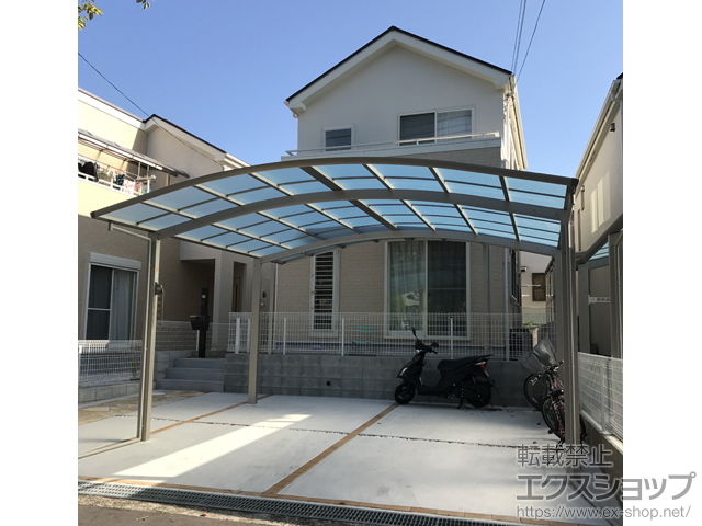 兵庫県神戸市ののカーポート レイナツインポートグラン　積雪〜20cm対応 施工例